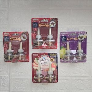 Glade Air Freshener Refills Bundle of 4 Christmas Scented